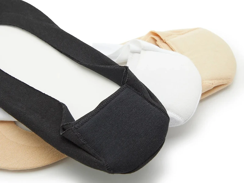 Cush Heel No Show Liners - 4 Pack