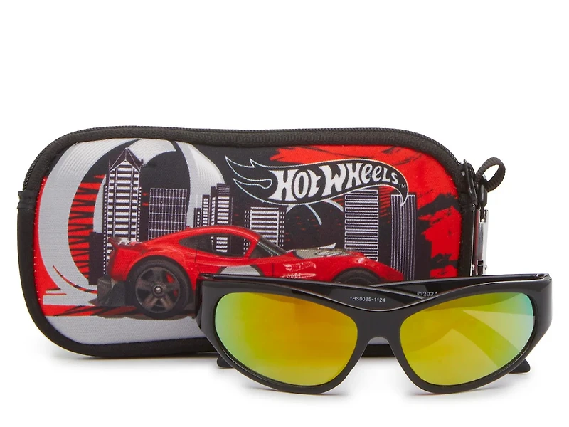 Hot Wheels Sunglasses & Soft Case Set