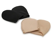 Fine Edge Women's Cushioned Mule Cover No Show Liners