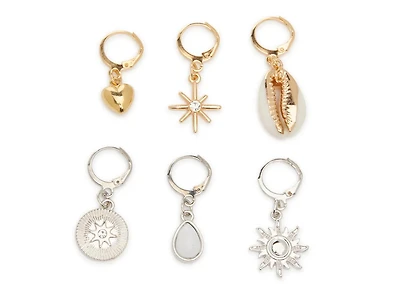 Multi Shoe Charms - 6 Pack