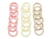 Ribbed Seamless Hair Ties - 20 Pack
