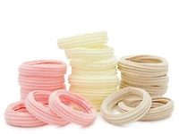 Ribbed Seamless Hair Ties - 20 Pack