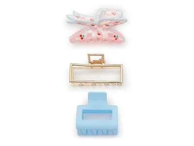 Cherries Hair Clip Set - 3 Pack