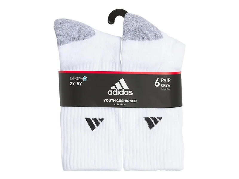 Athletic Cushioned Kids' Crew Socks