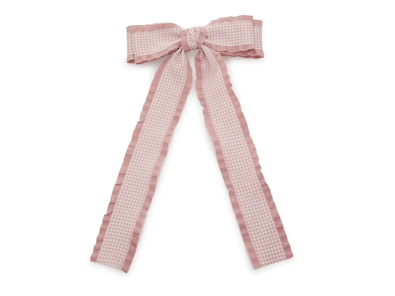 Houndstooth Bow Clip