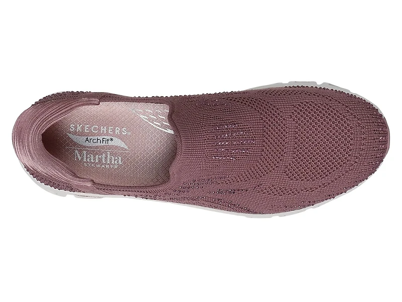 Skechers Slip-Ins Martha Stewart: Arch Fit Glide-Step Elevate Smoke Show Slip-On Sneaker