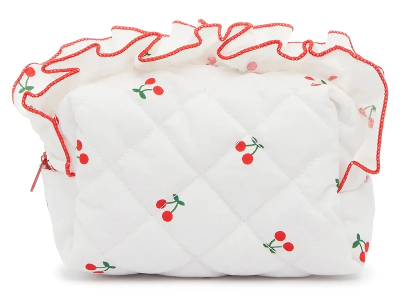 Cherry Print Toiletry Bag
