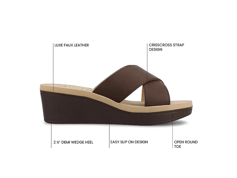 Biara Wedge Sandal