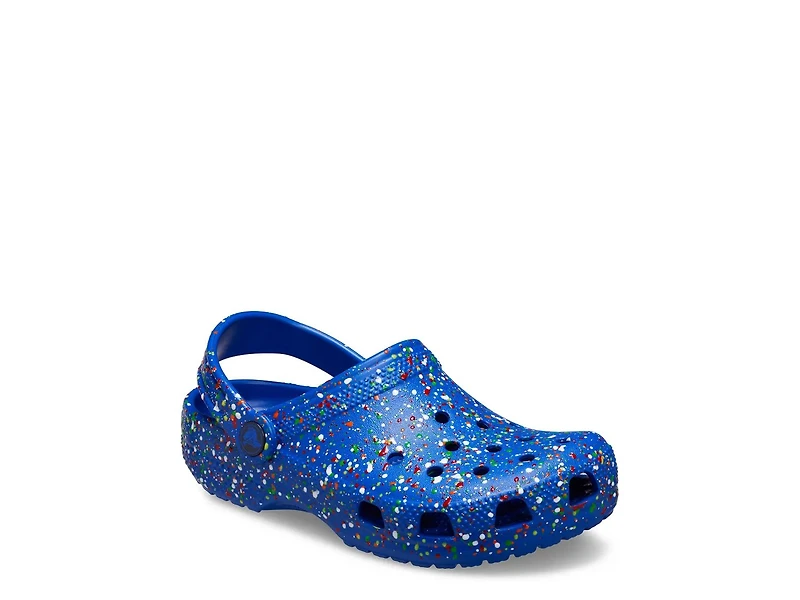 Classic Paint Splatter Clog