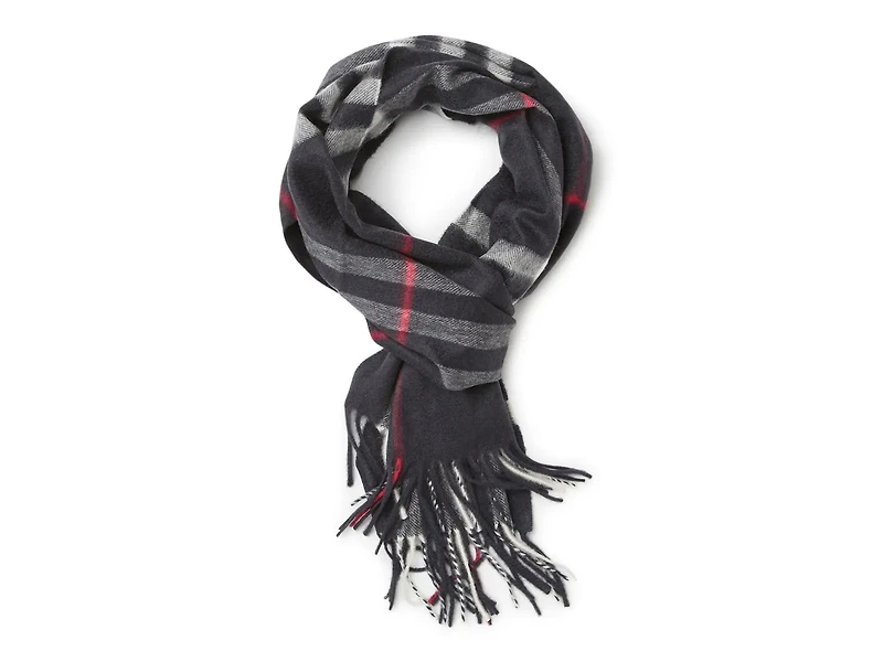 Giant Check Cashmere Scarf