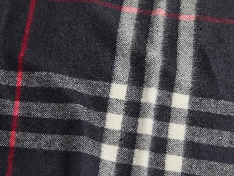 Giant Check Cashmere Scarf