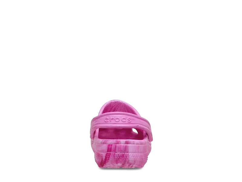 Classic Watercolor Marbled Clog - Kids