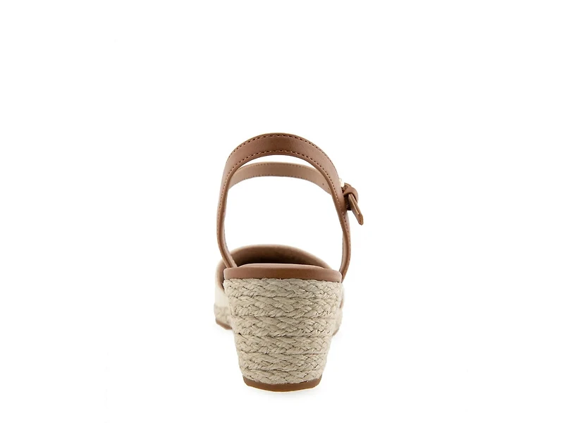 Real Espadrille Wedge Pump