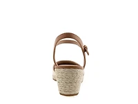 Real Espadrille Wedge Pump