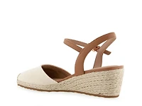 Real Espadrille Wedge Pump