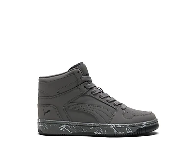 Rebound Layup Marble Speck High-Top Sneaker - Kids'