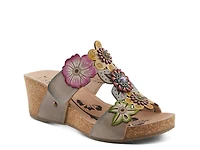 Pretty Petals Wedge Sandal