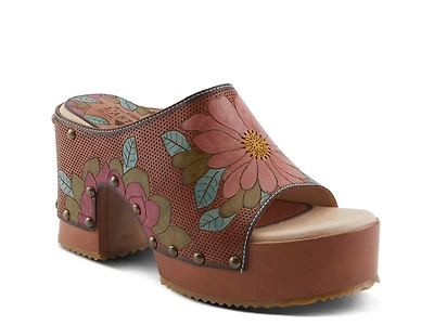 Teeshirt Platform Sandal