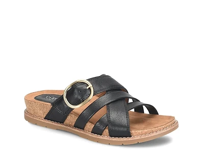 Georgette Wedge Sandal
