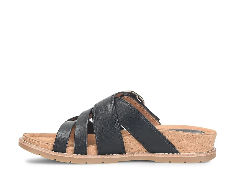 Georgette Wedge Sandal
