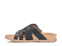 Georgette Wedge Sandal