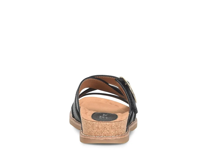 Georgette Wedge Sandal