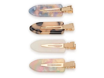 Crease-Free Hair Clips Set - 4 Pack