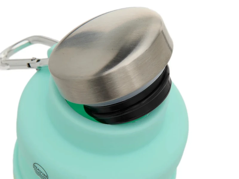 Collapsible 17-Oz. Flower Print Water Bottle