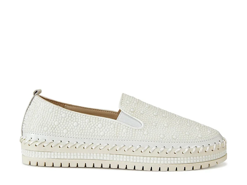 Brittany Pearl Platform Slip-On Sneaker