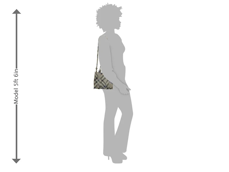 Mini Knit Check Satchel