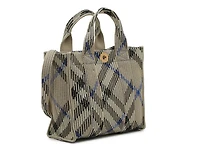Mini Knit Check Satchel