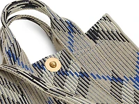 Mini Knit Check Satchel