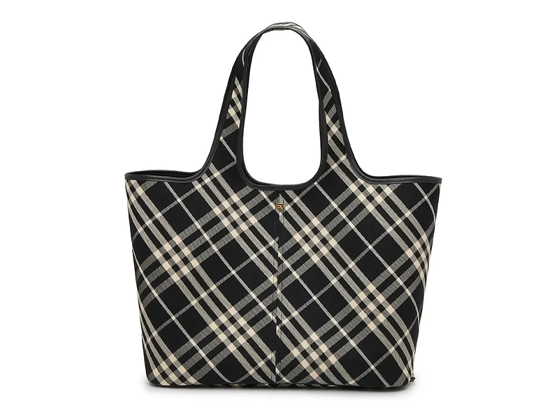 Medium Check Tote & Pouch