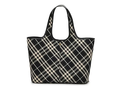 Medium Check Tote & Pouch