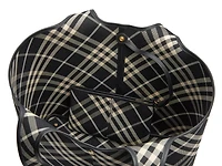 Medium Check Tote & Pouch