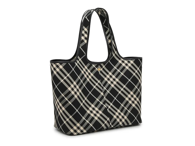 Medium Check Tote & Pouch