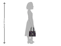 Small Knit Check Tote