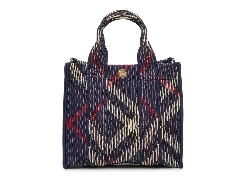 Mini Knit Check Satchel