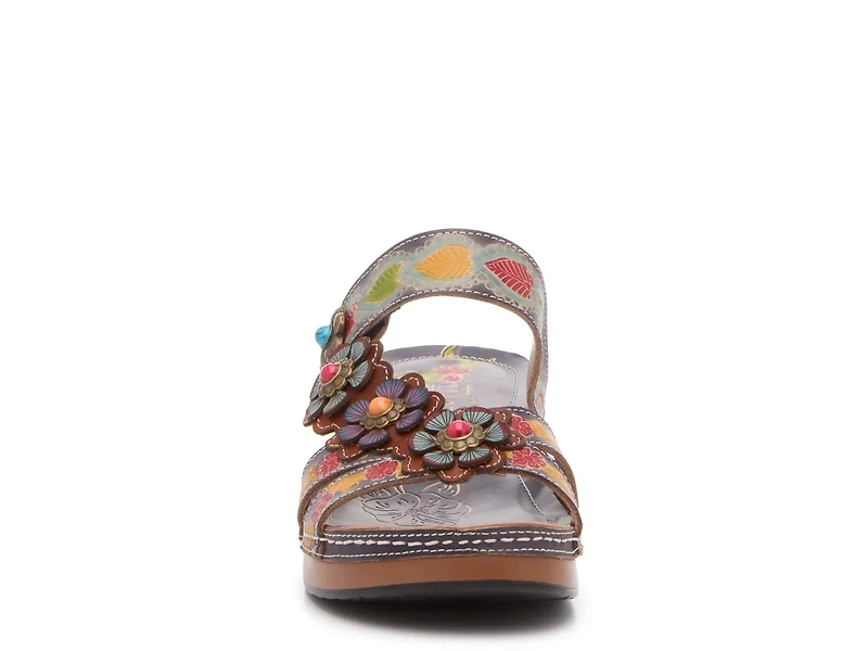 Hatzis Wedge Sandal