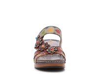 Hatzis Wedge Sandal