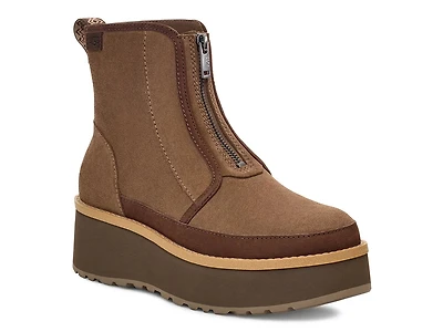 Cityfunc Zip Water-Resistant Platform Bootie