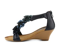 Harlequin Wedge Sandal