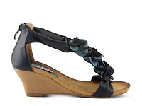 Harlequin Wedge Sandal