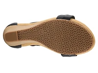 Harlequin Wedge Sandal