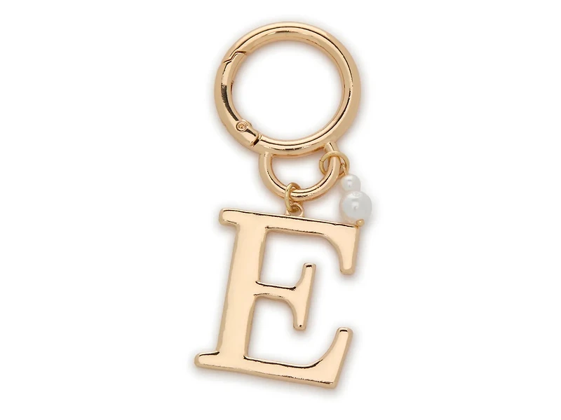 E Initial Bag Charm