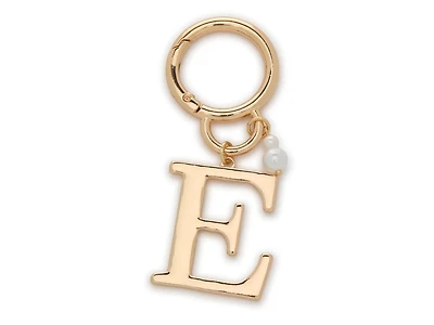 E Initial Bag Charm