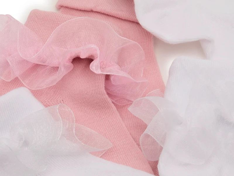 Ruffle Kids' Ankle Socks - 5 pack