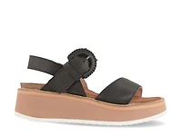 Crepe Wedge Sandal