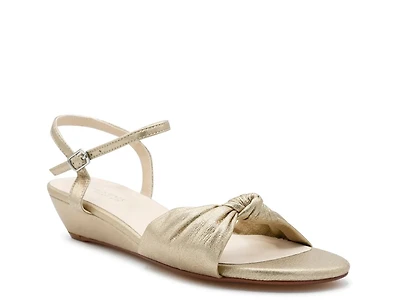 Rose Wedge Sandal