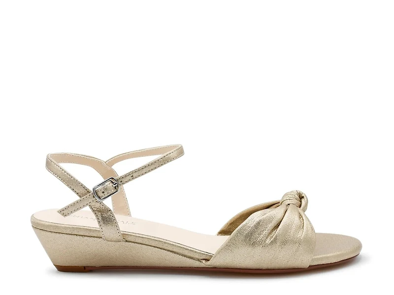 Rose Wedge Sandal
